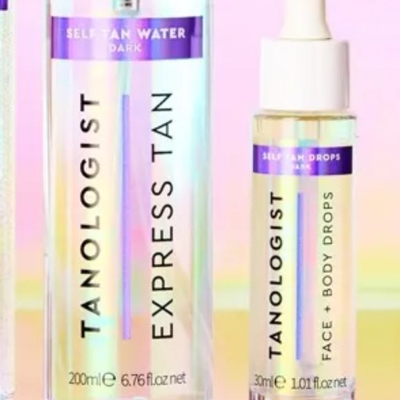 Tanologist BundleExpress Tan Water 6.76oz & Face and Body Drops 1.01oz in DARK - Picture 3 of 6